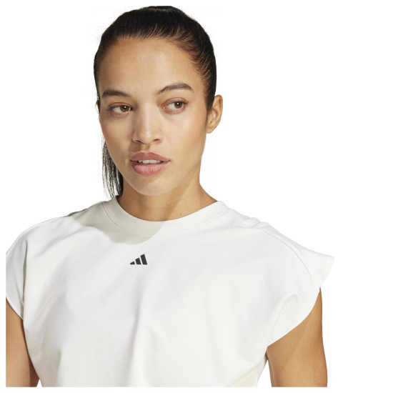 Adidas Γυναικεία αμάνικη μπλούζα Power Boxy French Terry 3-Stripes Tank Top